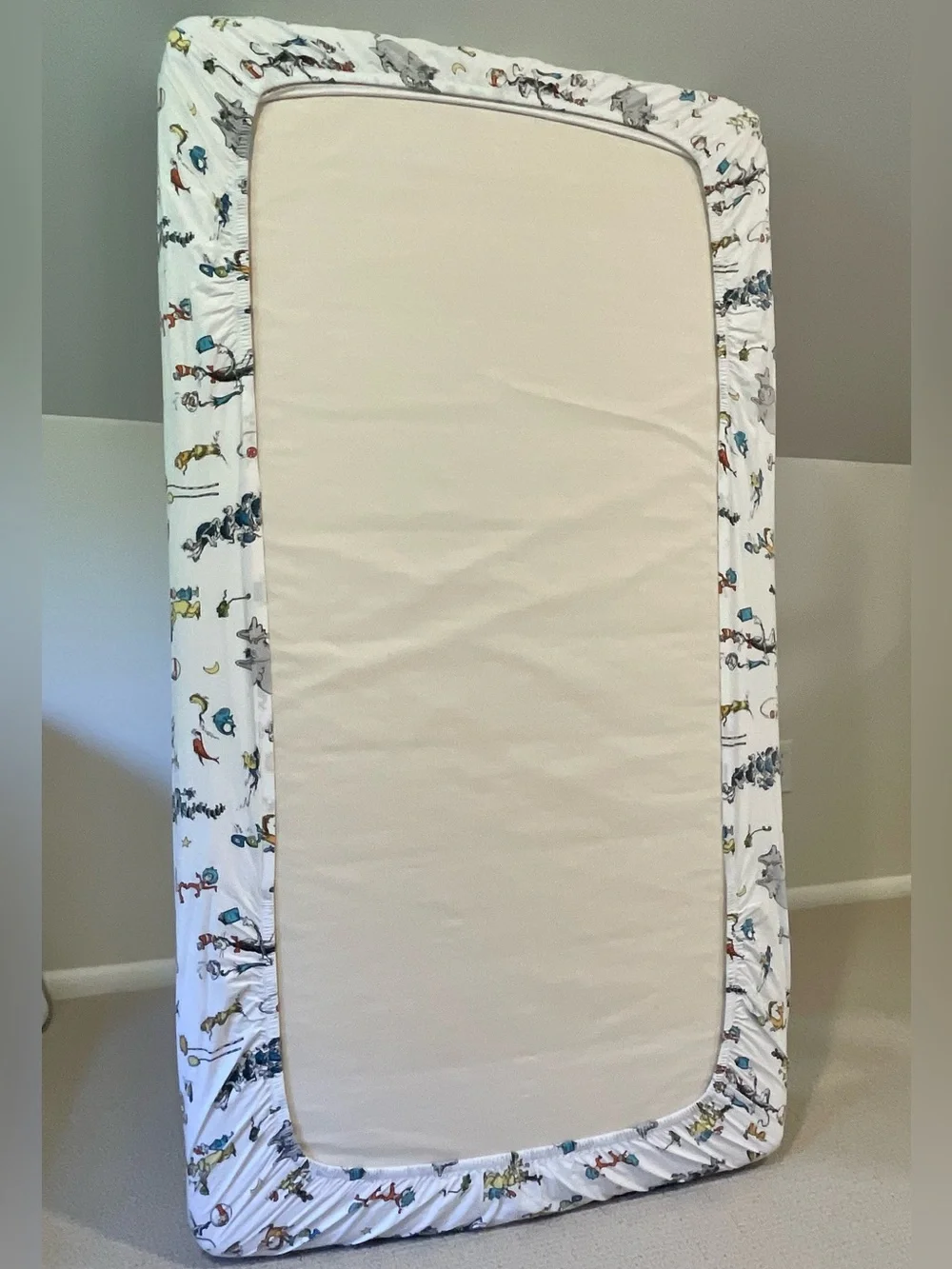 Pottery Barn Kids: Dr. Seuss Organic Cotton Fitted-Crib Sheet